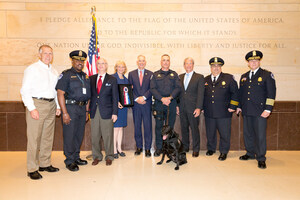 The American Kennel Club Presents United States Capitol Police K-9 Unit With Award