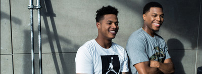 Marcus Stroman and Kyle Lowry team up to launch AXE Stealth Praise campaign. (CNW Group/Unilever Canada)
