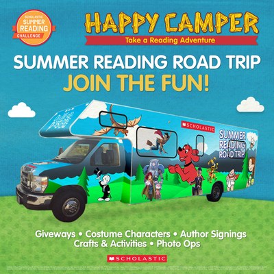 Scholastic is adding even more summer reading fun and enthusiasm to the Scholastic Summer Reading Challenge with the Scholastic Summer Reading Road Trip. Hitting the road for its second year, the Road Trip hosts free “pop-up” reading festivals that engage communities and help kids discover the power and joy of reading. The 25+ city tour begins today and will run through July 26, 2017. The full list of free public events is available at http://summerroadtrip.scholastic.com/