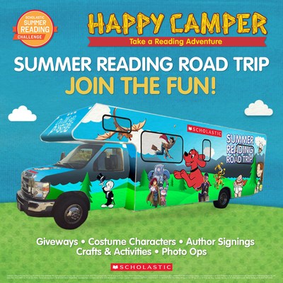 Kids' Summer Reading Adventure Starts Now With The 2017 Scholastic Summer Reading Challenge And Reading Road Trip  Image
