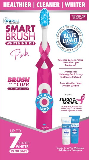 Go Smile Introduces Susan G. Komen® Smart Brush to Help in Fight Against Breast Cancer