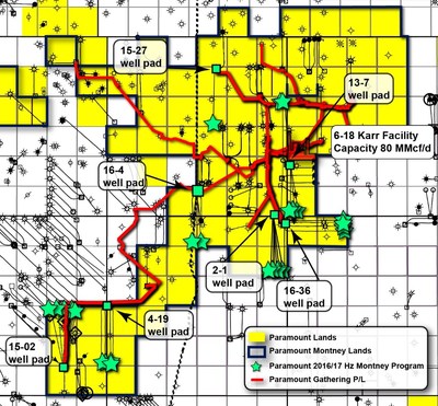 Karr-Gold Creek Area (CNW Group/Paramount Resources Ltd.)