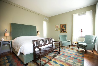 Each one of Hotel of North's rooms have a different footprint, but they all share the spirit of individual design.