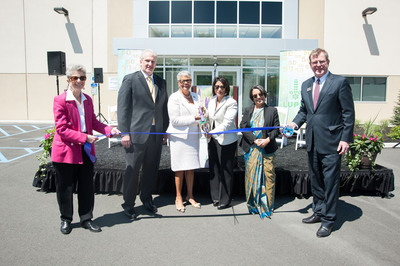 From L to R: Councilwoman Rozalyn Sherman; Lupin President Kurt Nielsen; U.S. Representative Bonnie Watson Coleman; Lupin CEO Vinita Gupta; Ambassador Riva Ganguly Das; Michael V. Kerwin, President & CEO, SCBP