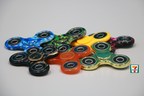 Flying off the shelves, 7-Eleven stores sell Fidget Spinners, the popular new toy designed to calm nerves, ease anxiety and provide hours of entertainment.