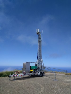 A General Dynamics Mission Systems engineering team successfully streamed video 62 miles between two tactical antennas on April 20 during the Marine Corps-sponsored Ship-to-Shore Maneuver, Exploration and Experimentation (S2ME2) Task Force Demonstration at Camp Pendleton. The mobile tower on San Clemente consisted of a telescoping mast, diesel generator, high-definition IP video camera, an eNodeB base station radio and antenna pair deployed with a virtualized core network.