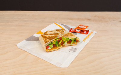 Taco Bell is also launching the Chickstar, a twist on the Crunchwrap but with Naked Chicken Chips as the real star, nationwide today. The Chickstar also includes avocado ranch, shredded cheddar cheese, lettuce and diced tomatoes, wrapped and grilled in a flour tortilla.