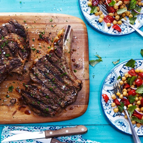 Mediterranean Style Grilled Rib Steak made with Walmart's 100% Canadian AAA Angus Beef. (CNW Group/Walmart Canada)