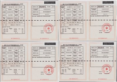 Example of Fishing Vessel License