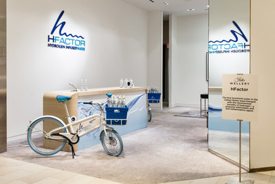 HFactor Hydrogen-Infused Water Debuts at Saks Fifth Avenue’s New York Flagship (Justin Bridges for Saks Fifth Avenue)