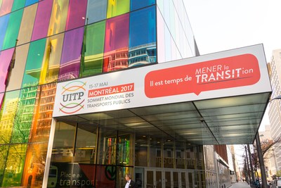 Du 15 au 17 mai 2017, le Palais des congrès de Montréal accueillera le Sommet mondial des transports publics de l'UITP. (Groupe CNW/Palais des congrès de Montréal)