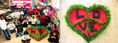 Health and Nutrition Winner – PS 135Q The Bellaire School (Queens Village, New York) -- "Love Grows with Peace" garden