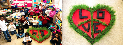 Health and Nutrition Winner – PS 135Q The Bellaire School (Queens Village, New York) -- "Love Grows with Peace" garden