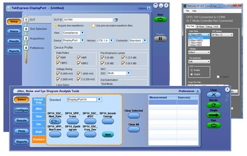 Tektronix DisplayPort and Type-C transmitter test solution offers full support for the latest DisplayPort 1.4 specification enabling compliance, characterization and debug software – all in a single package.