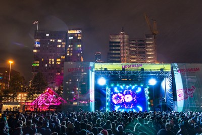 Flying Lotus performs on the Main Stage at the inaugural Upstream Music Fest + Summit in Seattle on May 13, 2017. Photo credit: Rob Mar | Visit www.UpstreamMusicFest.com for more information.