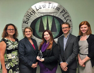 Bailey Law Firm Receives 2017 Award for Excellence from Better Business Bureau