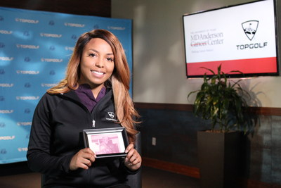 A Topgolf Associate shares her cancer story for Topgolf's End Cancer campaign with MD Anderson.