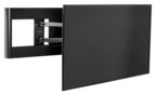 Peerless-AV® Launches Hospitality Wall Arm Mount with Set Top Box Enclosure for Hospitality Market