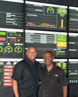 ConnXus chief operations officer and co-owner, Daryl Hammett (left) with founder and chief executive officer, Rod Robinson (right)
