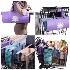 Introducing a Unique, Versatile Eco-Friendly Shopping Bag System -- Lotus Trolley Bag -- Now Available at Amazon.Com