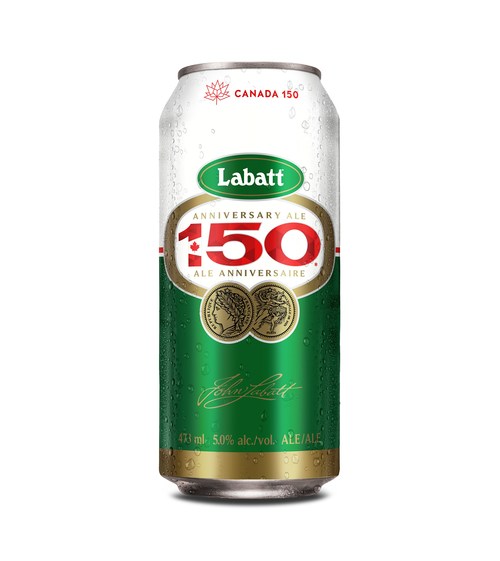 Labatt 50 gets celebratory makeover to toast Canada's 150th: Introducing "Labatt 150" Ale (CNW Group/Labatt Breweries of Canada)