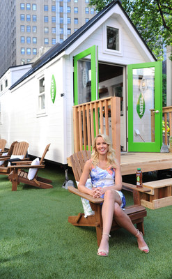 NEW YORK, NY - MAY 17:  Actress Anna Camp launches the new NESTEA in Herald Square at the NESTEA Tiny House on May 17, 2017 in New York City. Designed in part by bloggers Southern Bite, Inspired by Charm, and Hapa Time, the NESTEA Tiny House is unveiled in Herald Square.  (Photo by Craig Barritt/Getty Images)