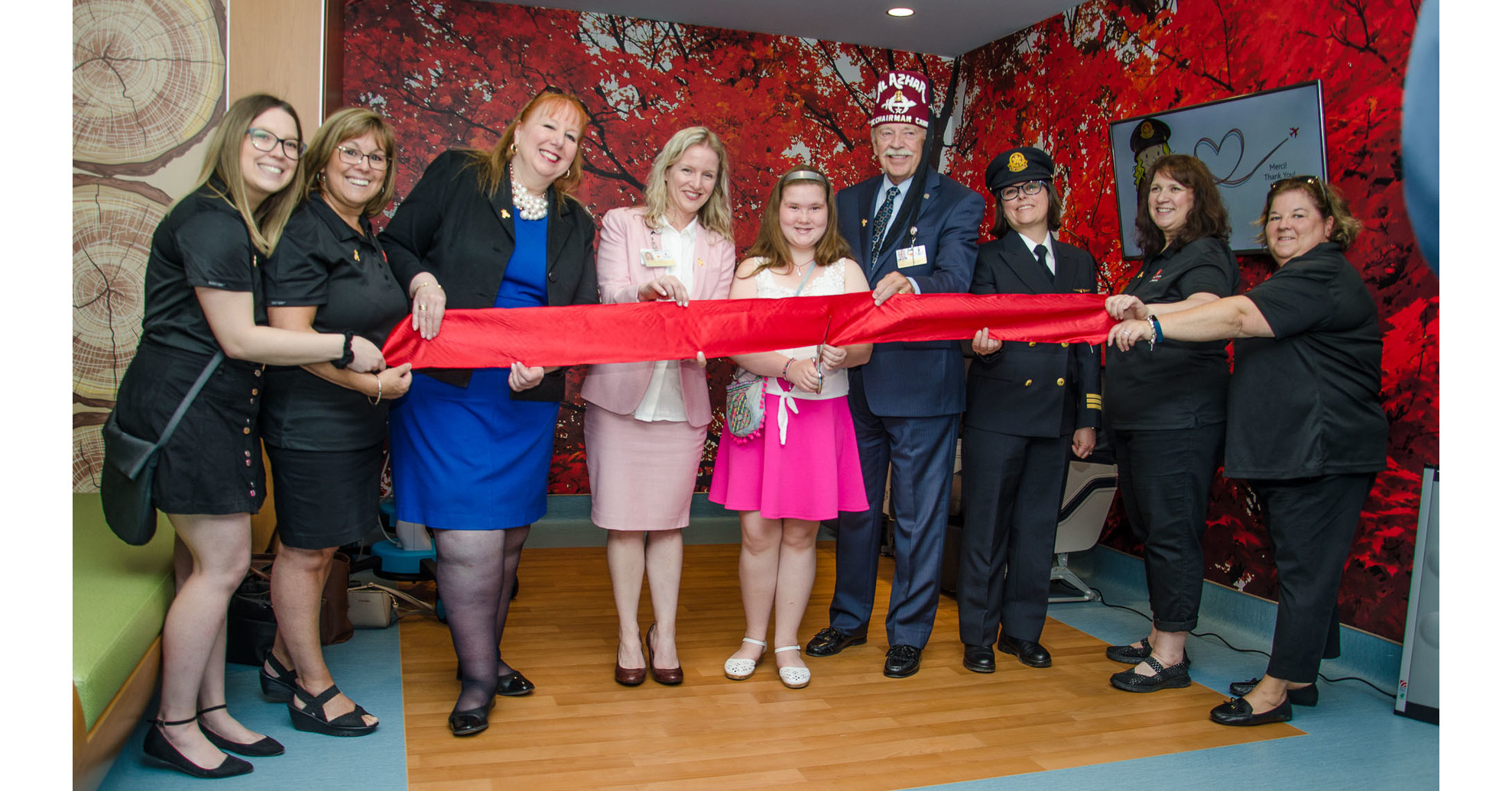 Shriners Hospitals for Children Canada today inaugurates the new Air Canada Foundation Patient