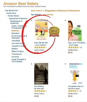 Entrepreneurial Mom's Book Don't Tell Me No! Becomes Amazon 'Best Seller' Image