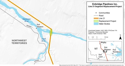 Enbridge Pipelines Inc. - Line 21 Segment Replacement Project (CNW Group/National Energy Board)