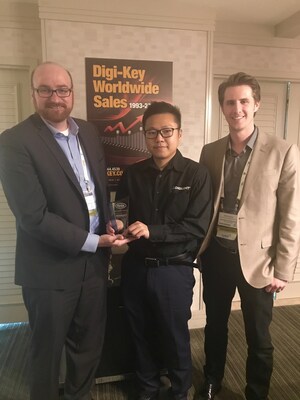 Digilent Recognizes Digi-Key as 2016 Distributor of the Year