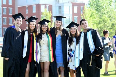 Bentley University graduates urged to define their own success and embrace life’s unexpected lessons at Commencement ceremonies on May 20, 2017.