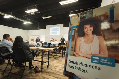 Entrepreneurs and small-business leaders from the Upper Rio Grande Valley gathered on May 11 at Grindstone Coworking in Edinburg, Texas, for a BBVA Compass-sponsored workshop on entrepreneurship and the ins and outs of writing a business plan, using business credit, and understanding financial statements.