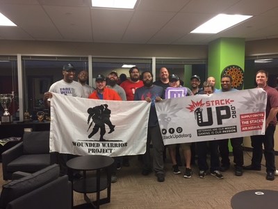 Wounded Warrior Project and Stack-Up got together for a games night with wounded veterans in Pittsburgh.