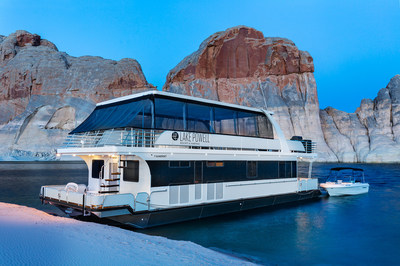 This summer, Aramark is rolling out new programs, amenities and offerings at the nation's national parks and top travel destinations to help guests relax and enjoy themselves. At Lake Powell Resorts and Marinas, Aramark has introduced the new custom-built, state-of-the-art "Wanderer" houseboat (pictured) to its fleet of recreational and leisure watercraft.
