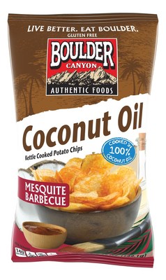 Boulder Canyon® Takes Traditional BBQ Potato Chips To New, Tastier Level With Introduction of Mesquite Barbeque Coconut Oil Variety