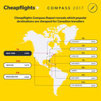 The Data Has Spoken: Cheapest Destinations Revealed In Cheapflights.ca Compass Report