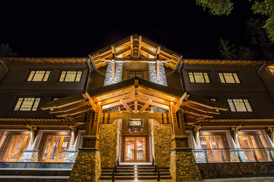 The Lodge at 1440 Multiversity, a new 75-acre learning campus in the redwoods of Santa Cruz County, California.