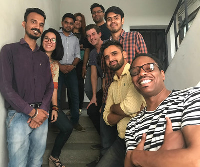 The Commonstake Team the Day Before the #CommonstakeBeta Launch: Three of Scalechange's cofounders with the talented developers and designers at W3Villa in New Delhi, India. "We’re very proud of our work on Commonstake with Scalechange and have been inspired to integrate a social mission into our own business model. We look forward to helping more purpose-driven companies in the future," said Ishank Gupta, the young founder of W3Villa Technologies.