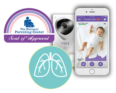 The Cocoon Cam baby monitor won The National Parenting Center Spring Seal of Approval