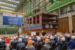 Crystal River Cruises' Expansion Of 'Rhine Class' Continues With Keel Laying Of Crystal Debussy And Crystal Ravel At Germany's MV WERFTEN Shipyard