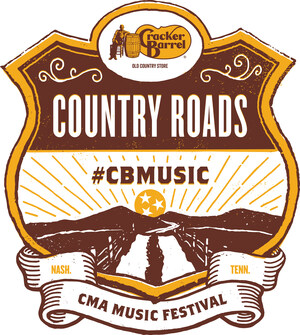 Cracker Barrel Old Country Store® to Power the Country Roads Stage at the CMA Music Festival Through 2019