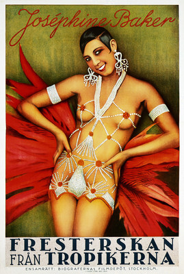 JOSEPHINE BAKER FOLIES BERGERE - 1927 - Baker’s first film – she was 21 years old and already a legend throughout all of Europe.