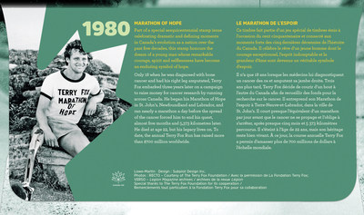 Back cover of the Official First Day Cover / Verso du Pli Jour officiel (Groupe CNW/Postes Canada)