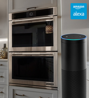 Owners of Jenn-Air® Connected Wall Ovens can now use their voices, along with the brand’s existing IOS and Android wall oven apps, to control many essential functions of this luxury, high tech appliance.  The new voice command feature, enabled by Amazon’s Alexa voice assistant, is easily activated using the brand’s free wall oven “Skill,” one of thousands available at the Alexa Skills Store.