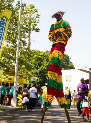 Stilt walkers will return at the 2017 Bankra Caribbean Folk Festival in Jamaica Queens on Saturday June 3.