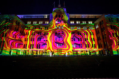 Vivid Sydney 2017, Museum of Contemporary Art Australia, Organic Vibrations credit Destination NSW