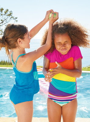 Get ready for sun-soaked summer adventures with Lands' End's new kids' swim collection.