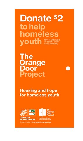 Canada's Home Depot stores sell 'orange doors' to help end youth homelessness