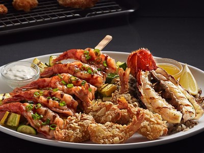 During Lobster & Shrimp Summerfest, guests can enjoy summer-inspired dishes like the NEW! Coastal Lobster and Shrimp – featuring Cape Cod® kettle chip-crusted shrimp with green onion dip, grilled wild-caught red shrimp with sweet-and-smoky BBQ sauce, and a grilled lobster tail.
