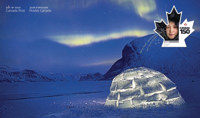 Front cover of the Official First Day Cover (CNW Group/Canada Post)